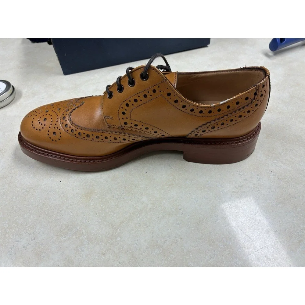 Herring Shoes Carlisle Acorn Calf Country Brogue ShoesMens UK 11 F MadeinEngland